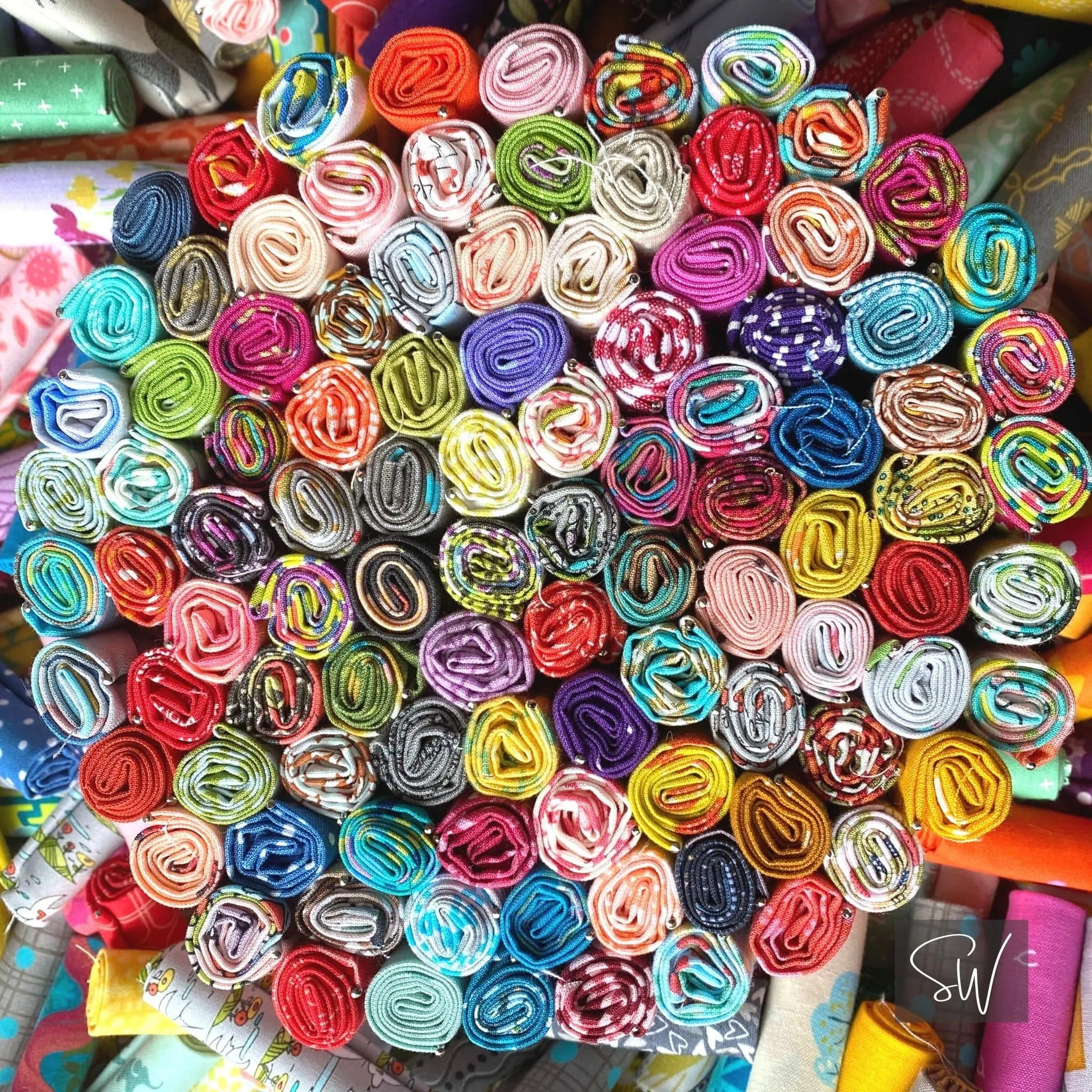 100 pc Great Big Everything Edition! Bit by Bit Stash Builder Bundle, All the Colors! Scrappy Scrap Fat 16ths
