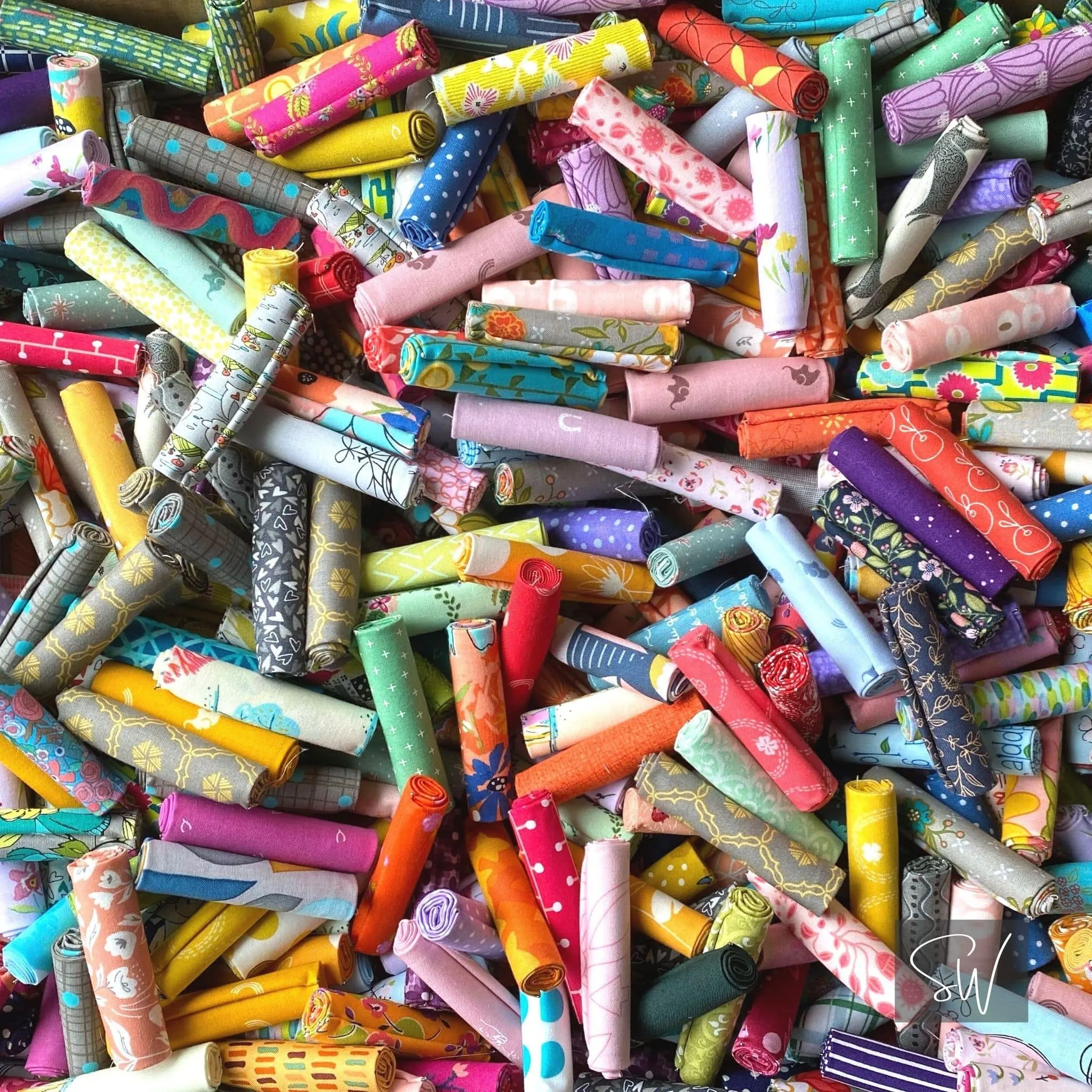 100 pc Great Big Everything Edition! Bit by Bit Stash Builder Bundle, All the Colors! Scrappy Scrap Fat 16ths