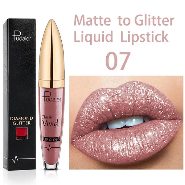 18 Color Diamond Sparkle Long Lasting Lipstick