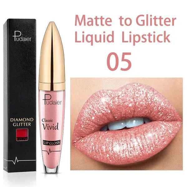 18 Color Diamond Sparkle Long Lasting Lipstick