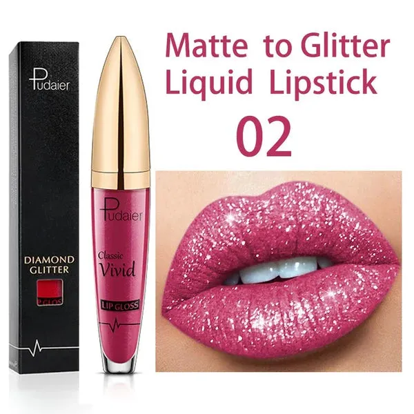 18 Color Diamond Sparkle Long Lasting Lipstick