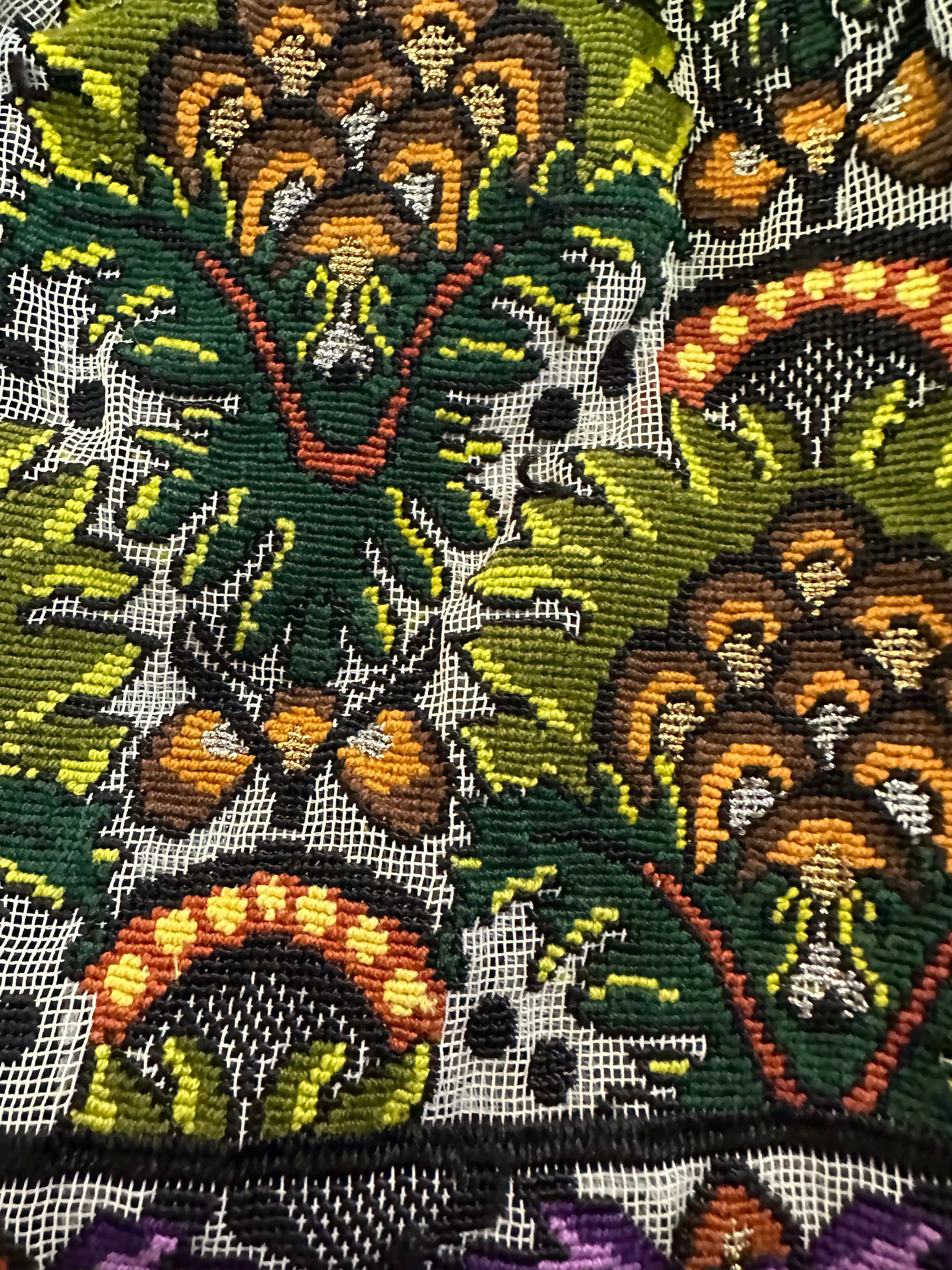1970s Hungarian Petit Point Blouse