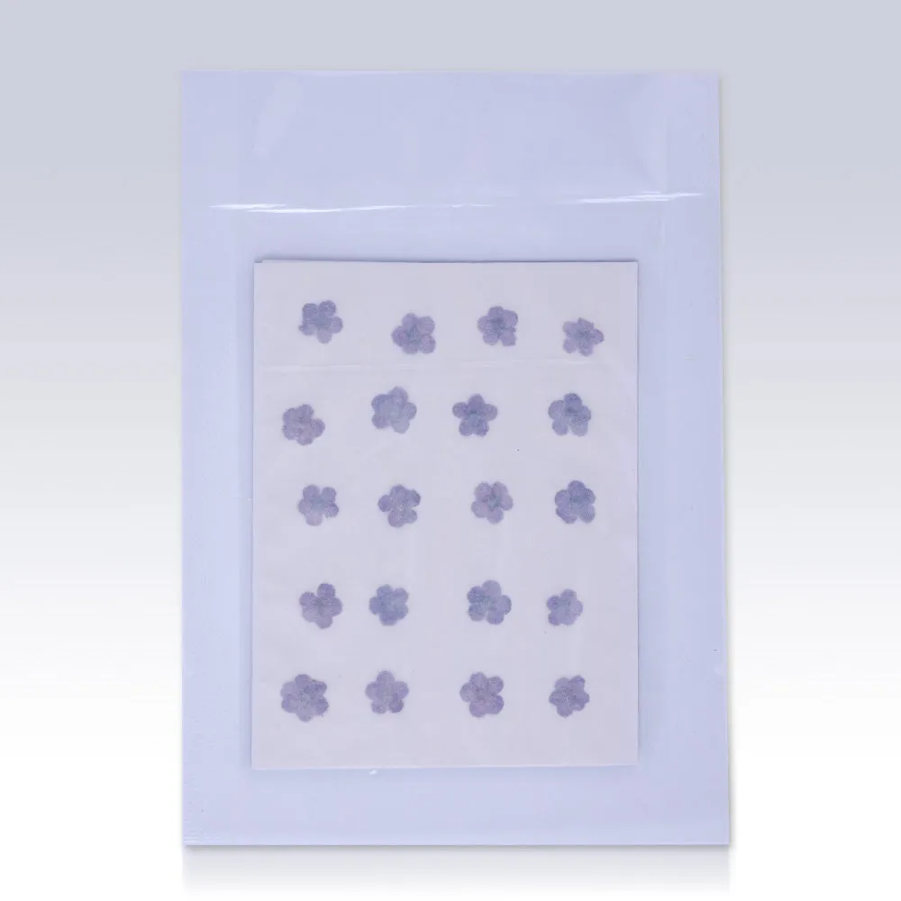 20pcs Dried Real Pressed Flower Stickers dyed pressed flower for phone case