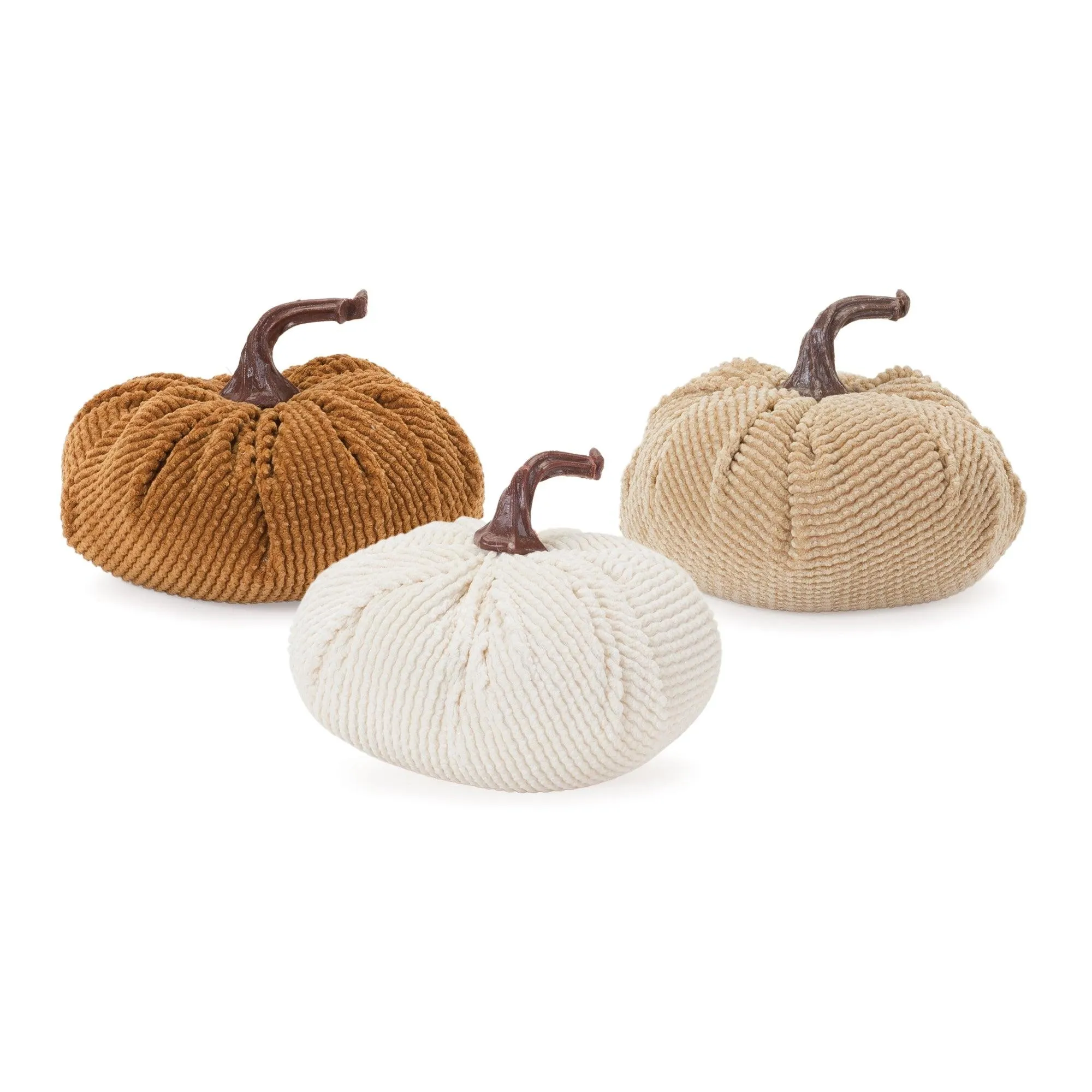 3.5" Fabric Pumpkins