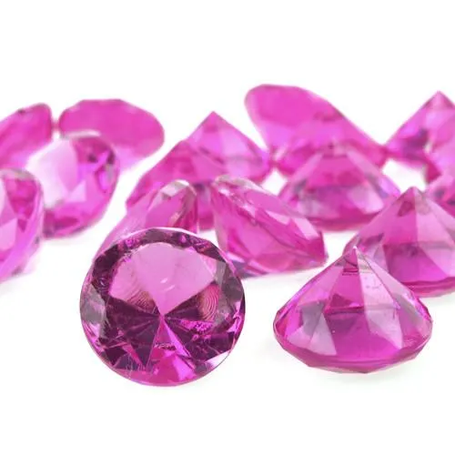 Acrylic Diamond Crystal Table Scatter, 1-3/8-inch, 60-count