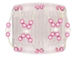 African Butterfly Chameleon Hair Comb - Beada Tube Clear 18