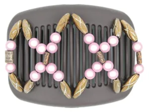 African Butterfly Hair Comb - Dalena Brown 124