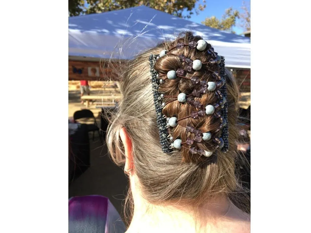 African Butterfly Wire Hair Clip - 11 Tong 422