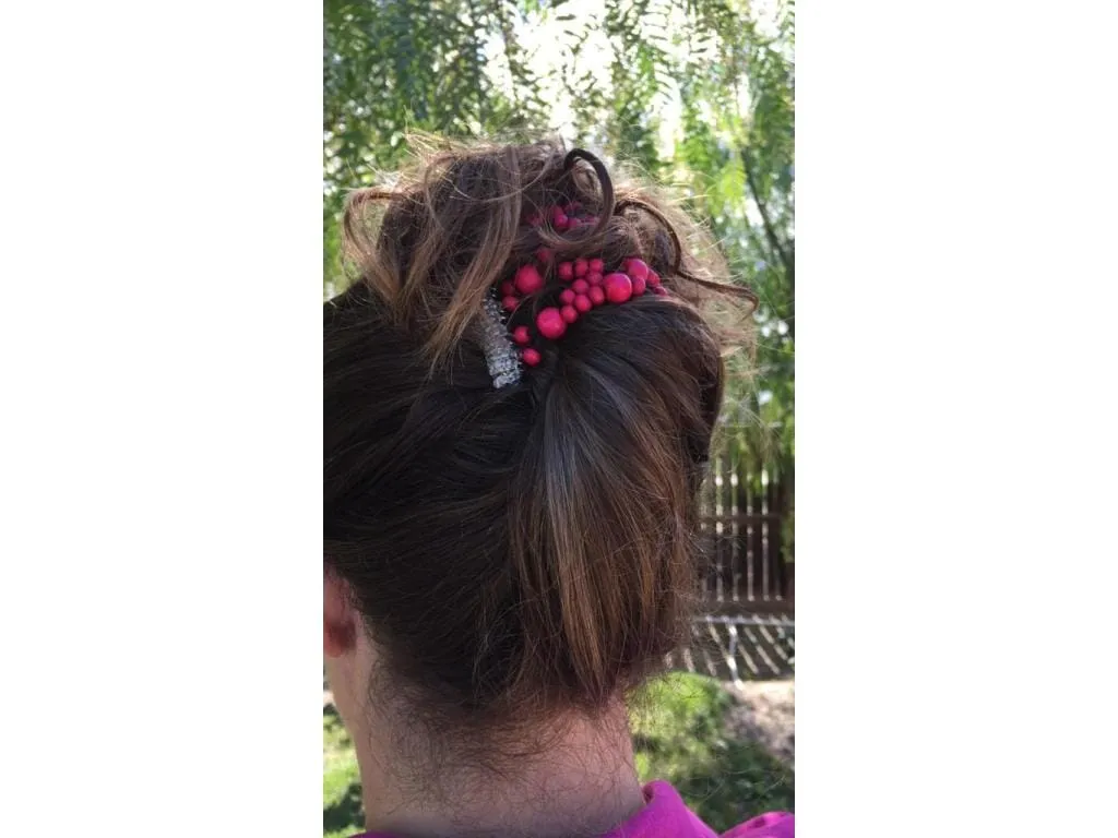 African Butterfly Wire Hair Clip - 7 Tong 419
