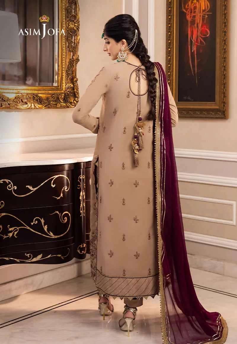 AJZS-12 | Asim Jofa Zari Sitara Luxury Eid Festive Collection 2023 | Unstitched Embrodried Suits