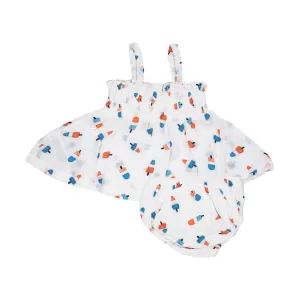 Angel Dear Astrop Pops Smocked Top & Bloomer