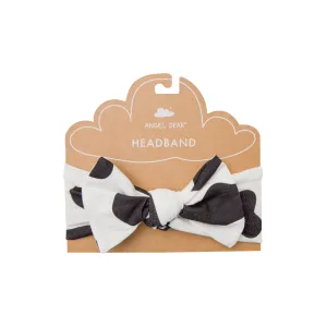 Angel Dear Cow Print Knot Headband