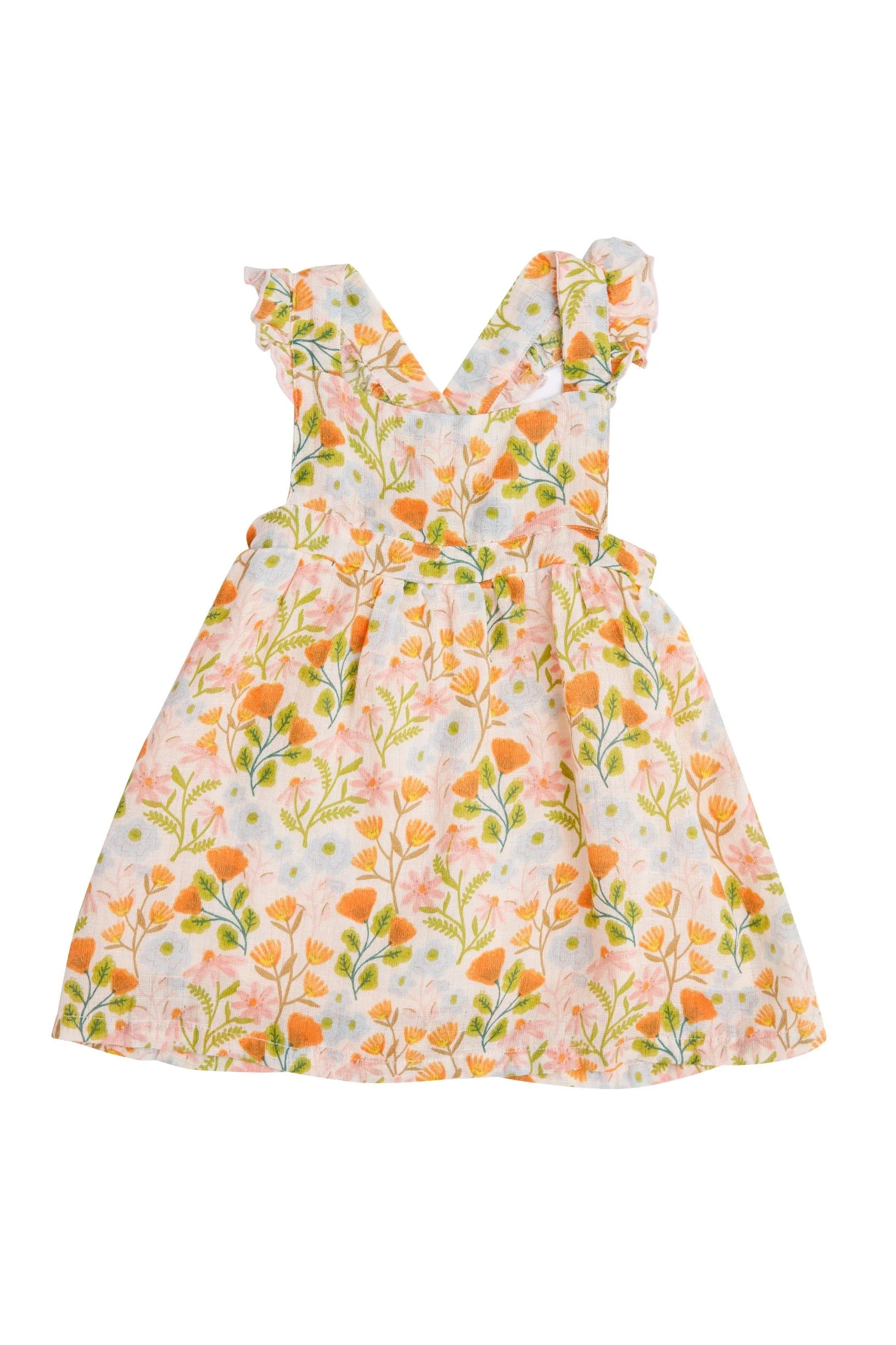 Angel Dear Honest Earth Muslin Pinafore Top & Bloomer Set