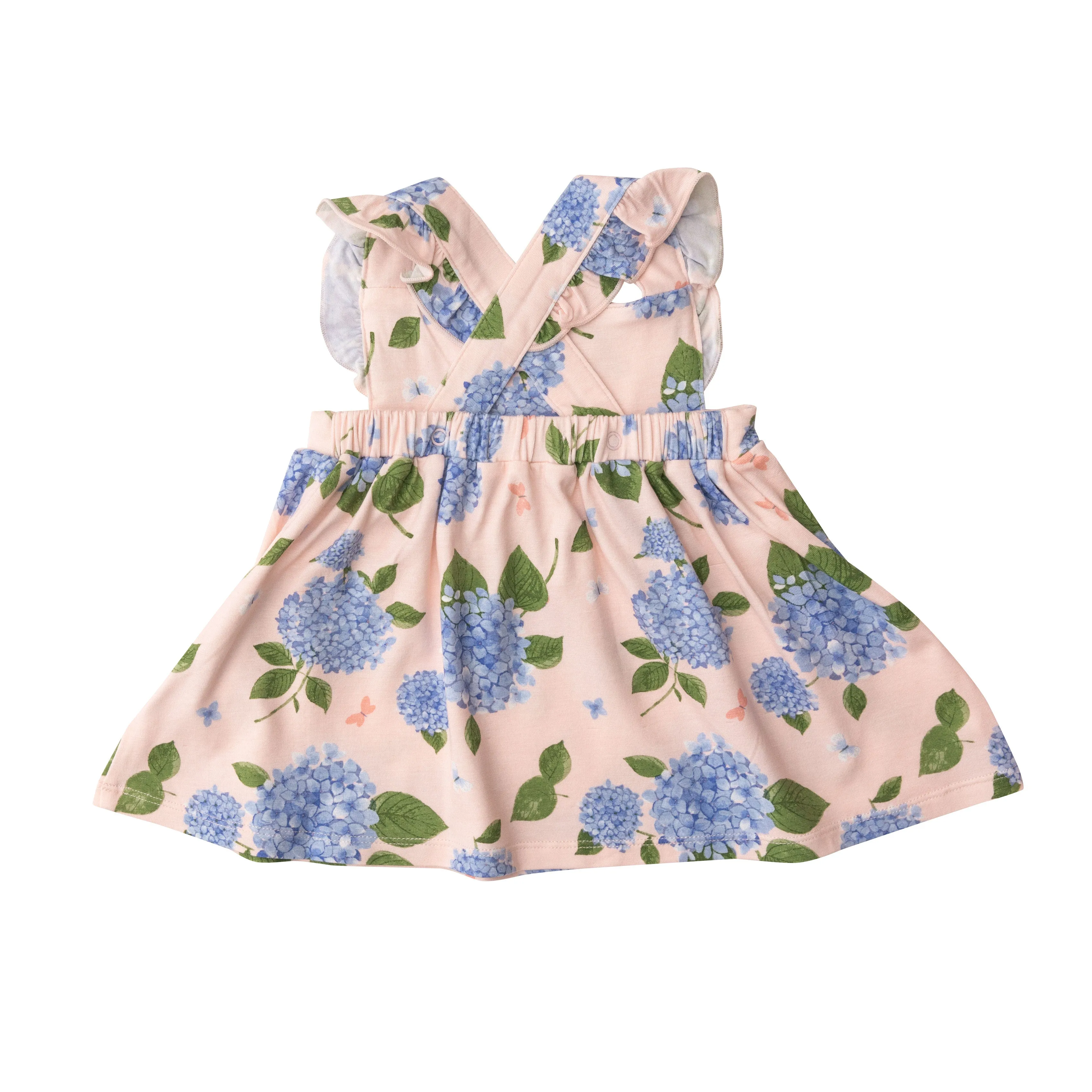 Angel Dear Hydrangea Bamboo Pinafore Top & Bloomer Set