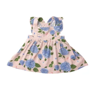 Angel Dear Hydrangea Bamboo Pinafore Top & Bloomer Set