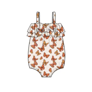 Angel Dear Monarch Butterflies Ruffle Bubble