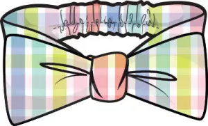 Angel Dear Multi Color Plaid Headband