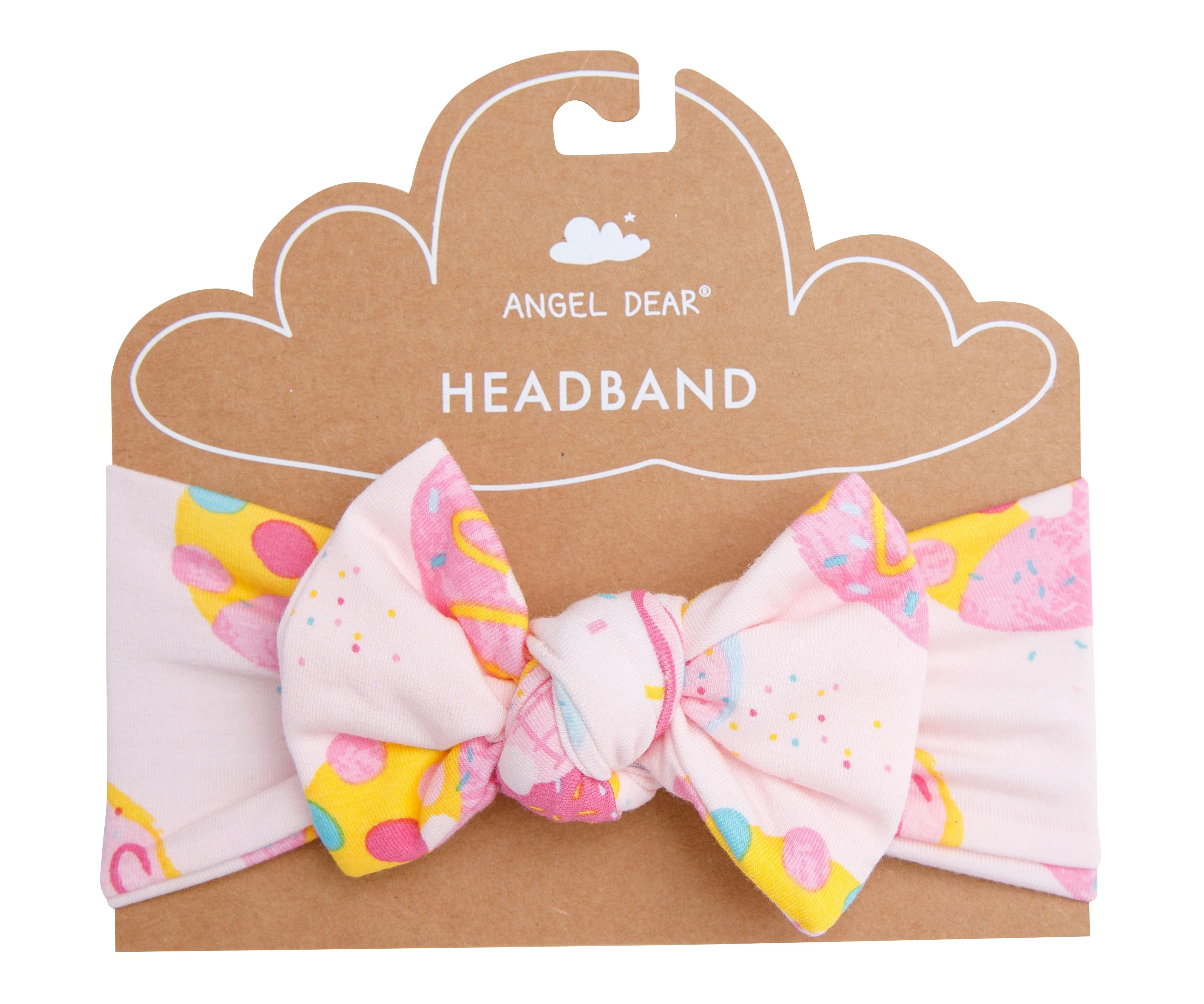 Angel Dear Pink Donuts Bamboo Headband