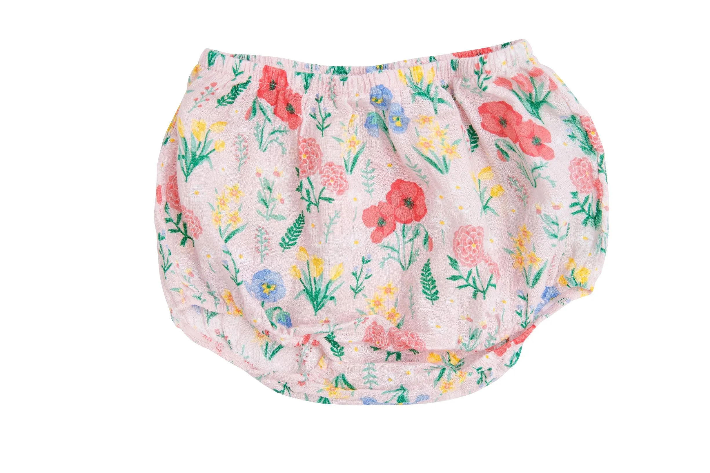 Angel Dear Summer Floral Muslin Kimono Dress & Diaper Cover Set
