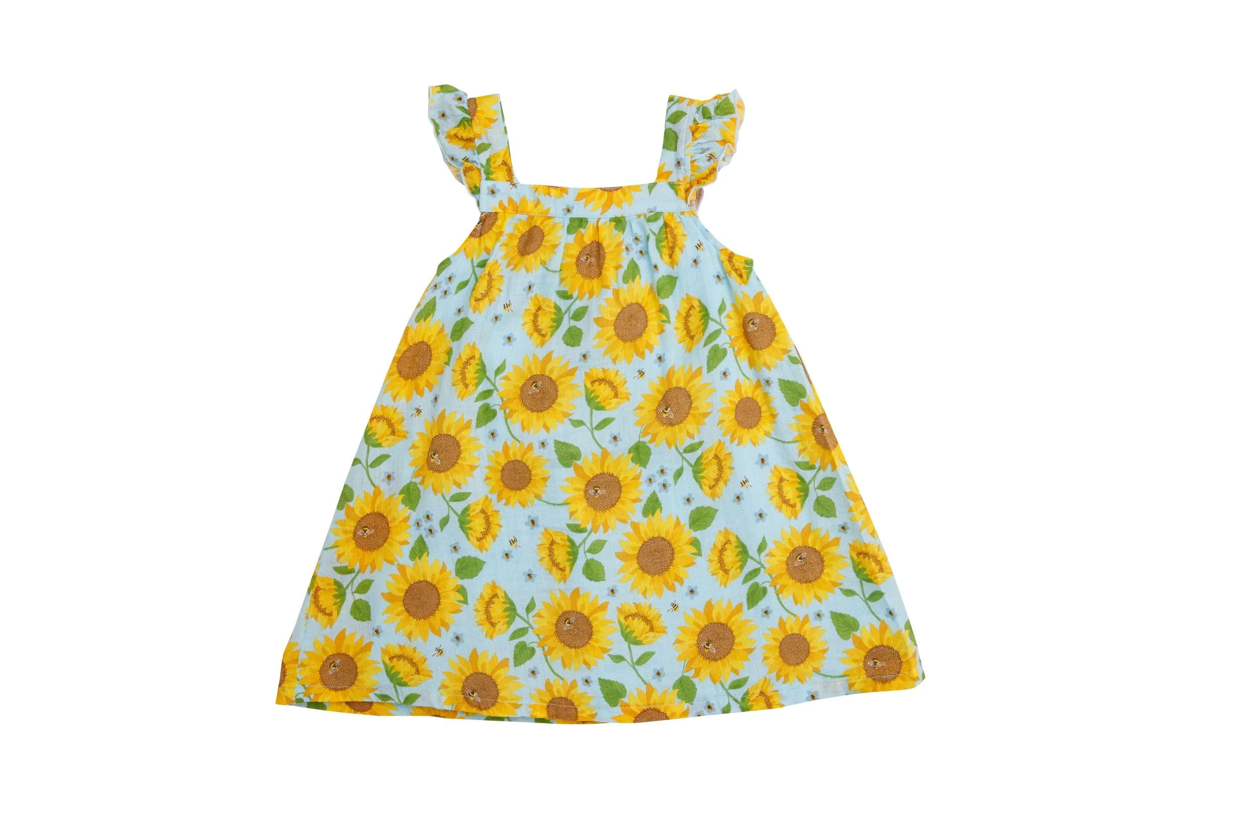 Angel Dear Sunflowers Muslin Sundress