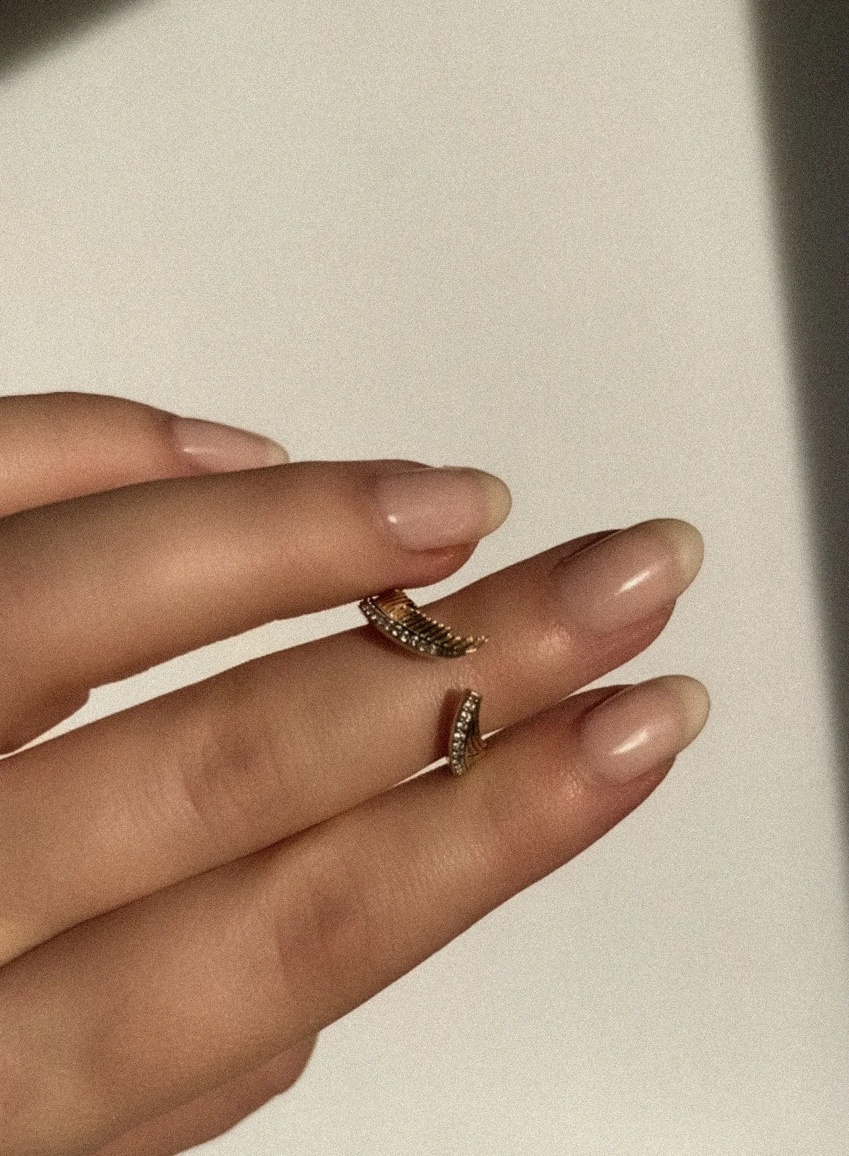 Angel's Feather Diamond Ring