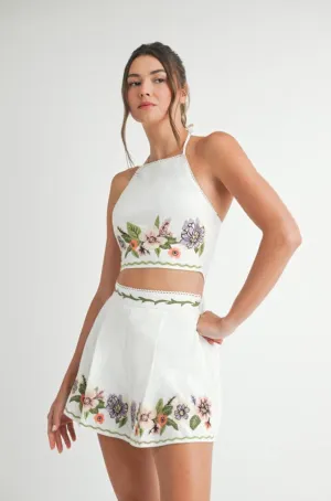 Annie Floral Top and Short Set