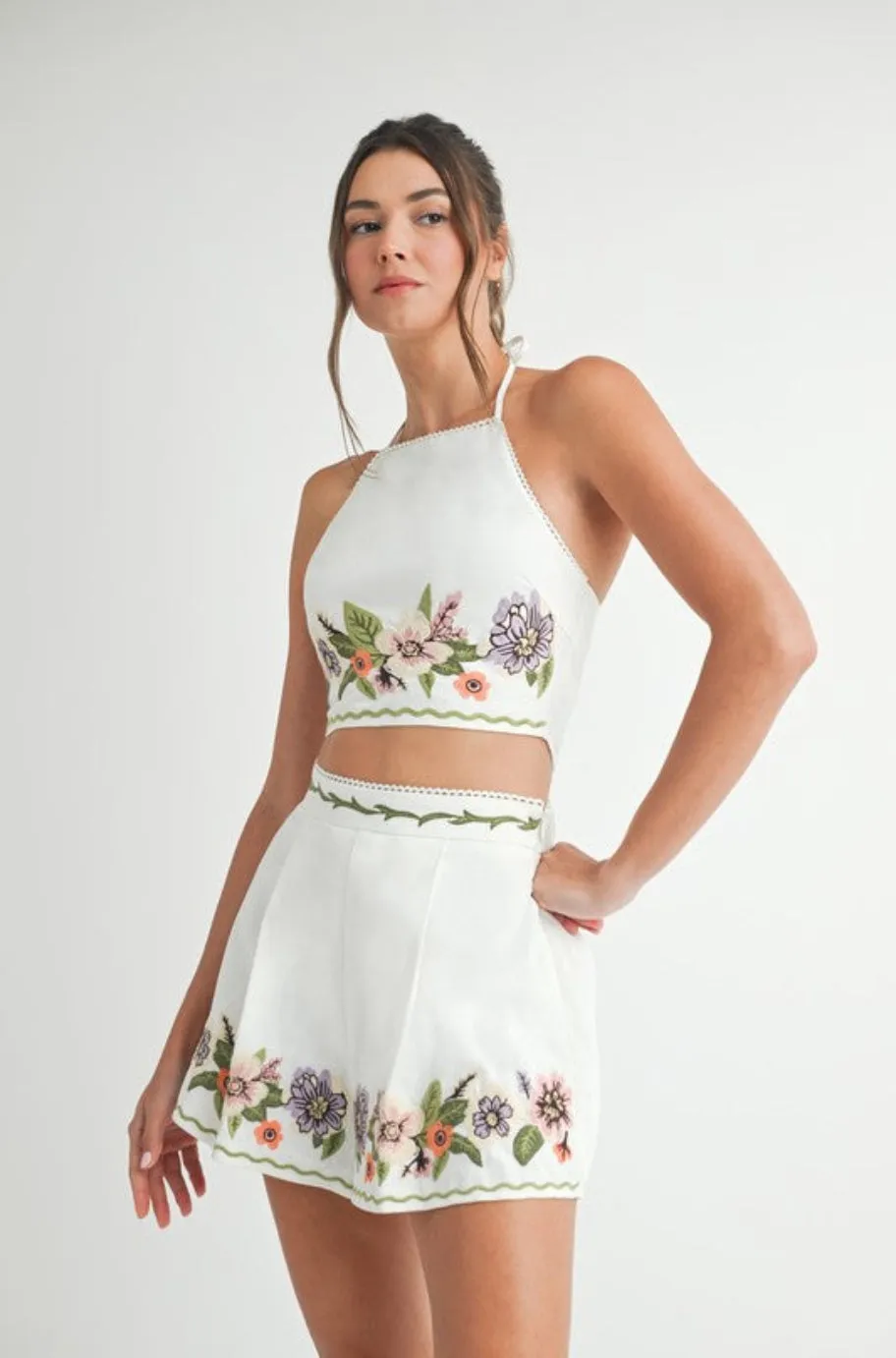 Annie Floral Top and Short Set