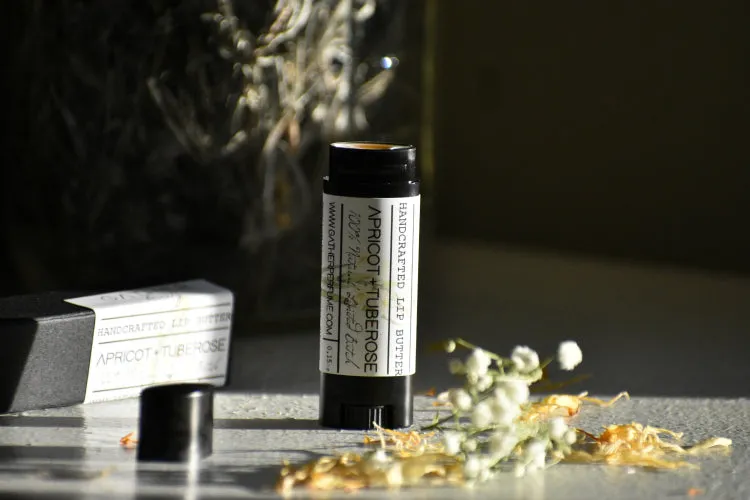 APRICOT TUBEROSE -  natural floral lip balm