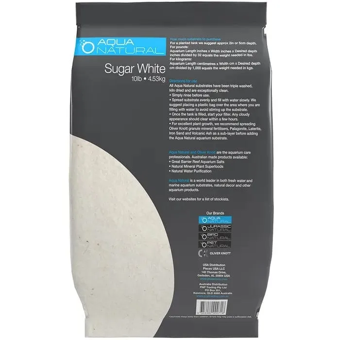 Aqua Natural Sugar White Sand 4.5kg
