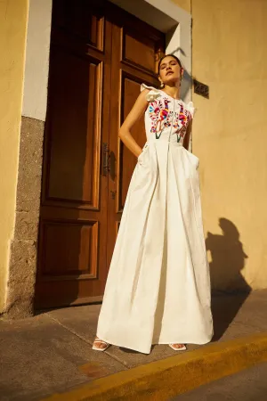 Aves Embroidered Dress