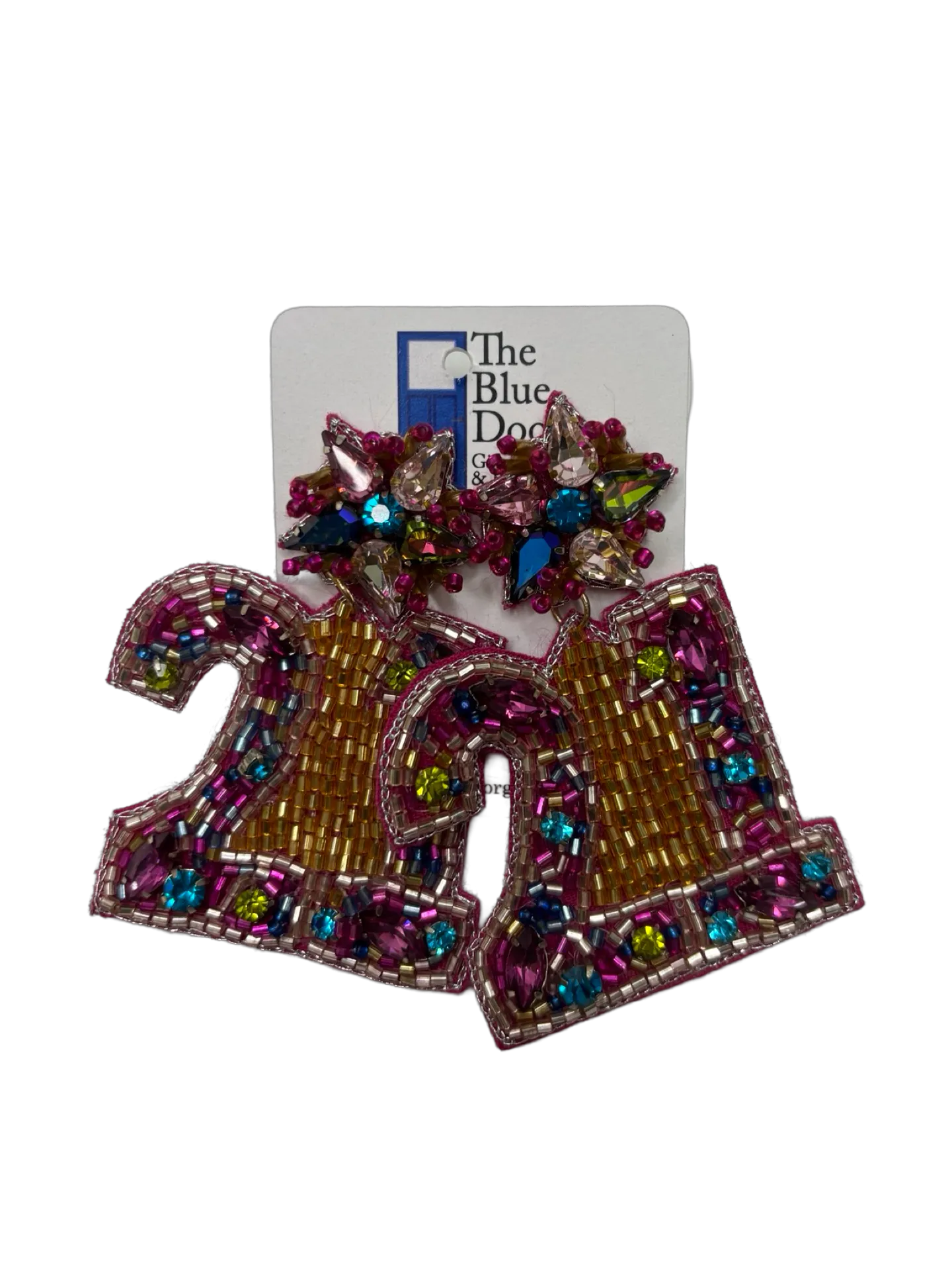Beaded 21 Earrings