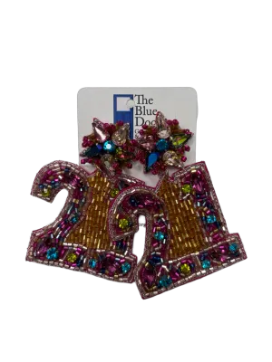 Beaded 21 Earrings