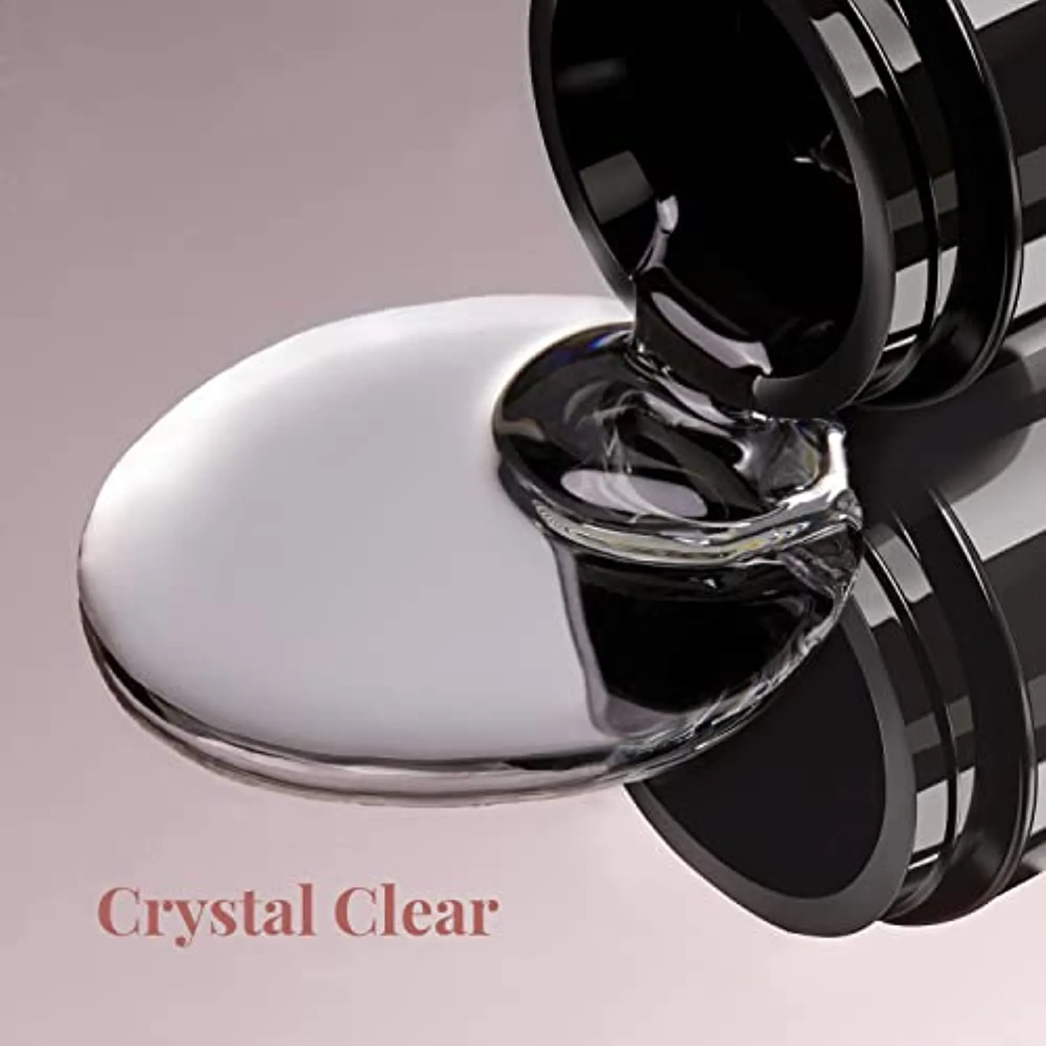 Beetles 15ml Nail Art Rhinestone Glue Gel Clear No Wipe Adhesive Resin Gems Diamonds Jewelry Gel Nail Polish Decoration with 2 Dual-Purpose Brush Pen