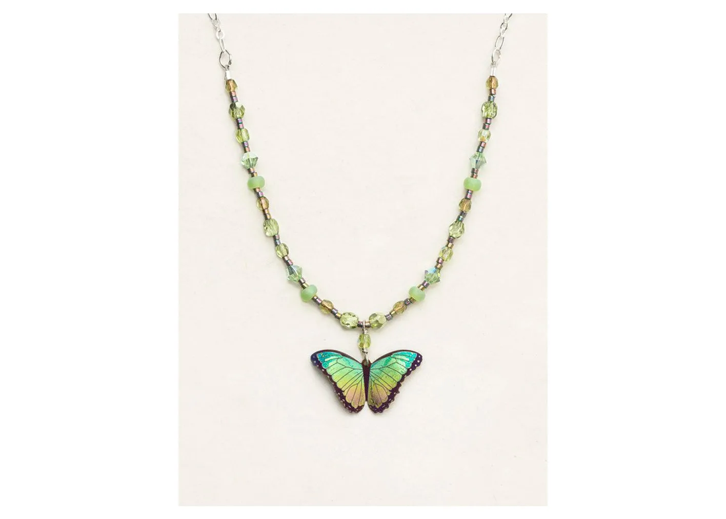 Bella Butterfly Beaded Necklace