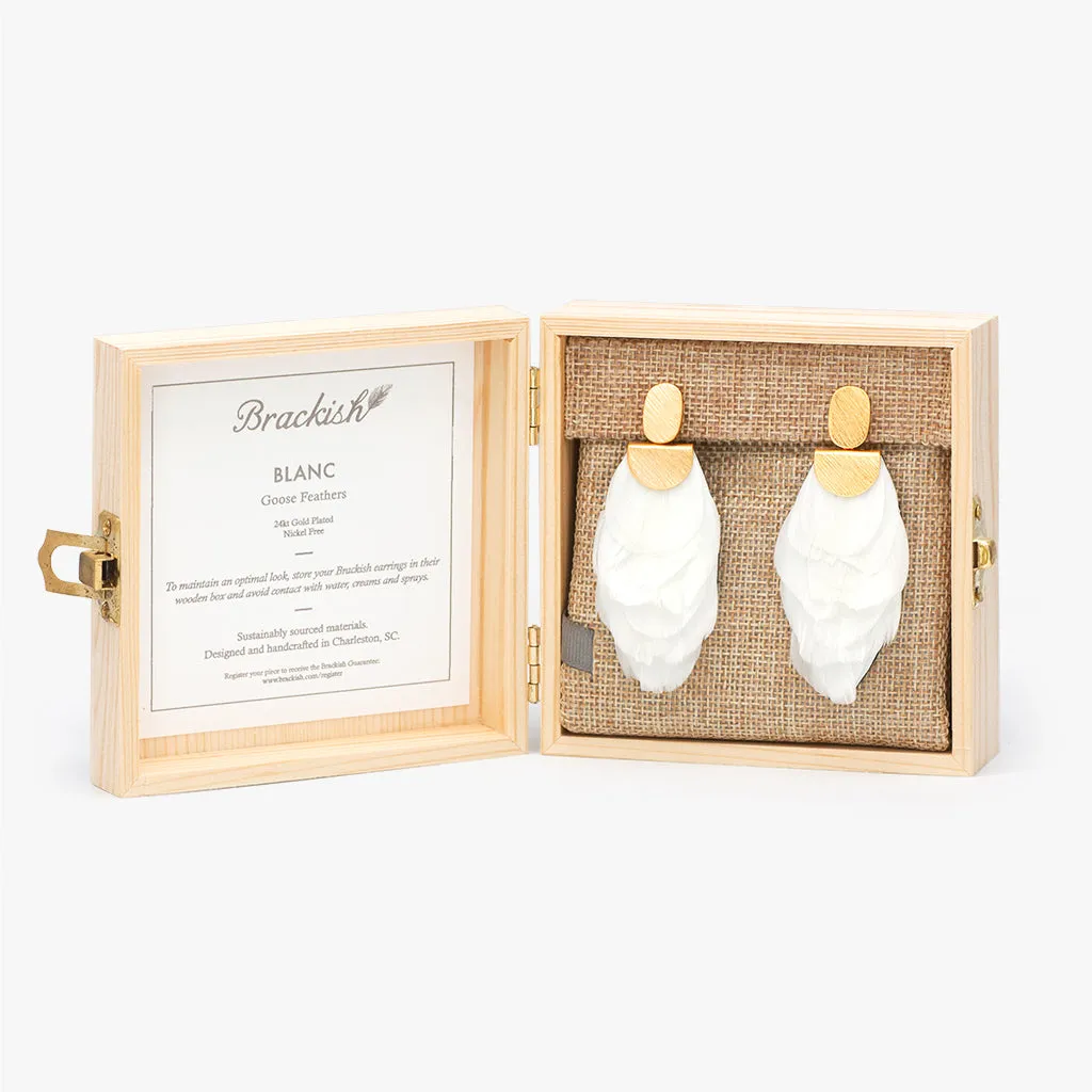 Blanc Drop Earring