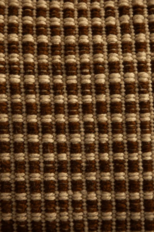 Brown Honeycomb Wool Pillow