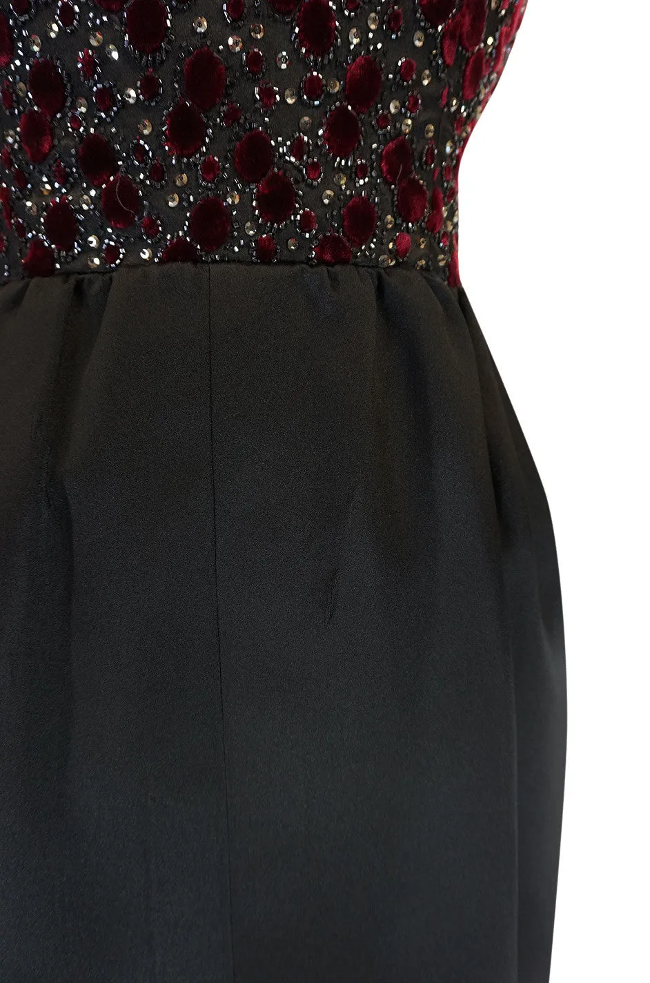c1962 Lesage Embellished Haute Couture Givenchy Dress