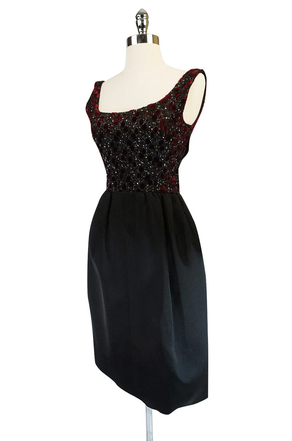 c1962 Lesage Embellished Haute Couture Givenchy Dress