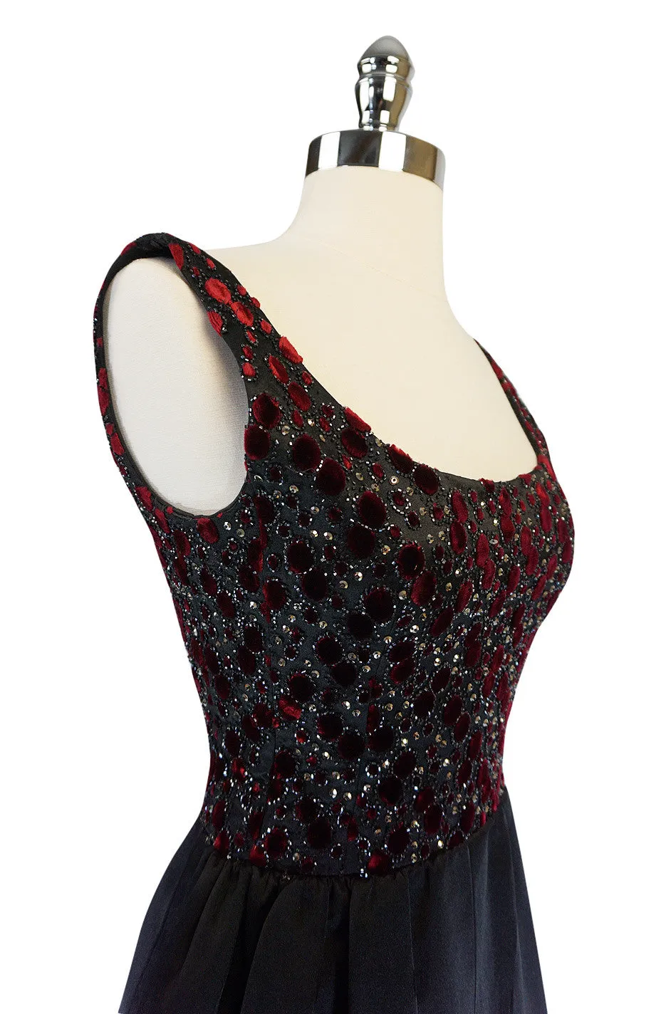 c1962 Lesage Embellished Haute Couture Givenchy Dress