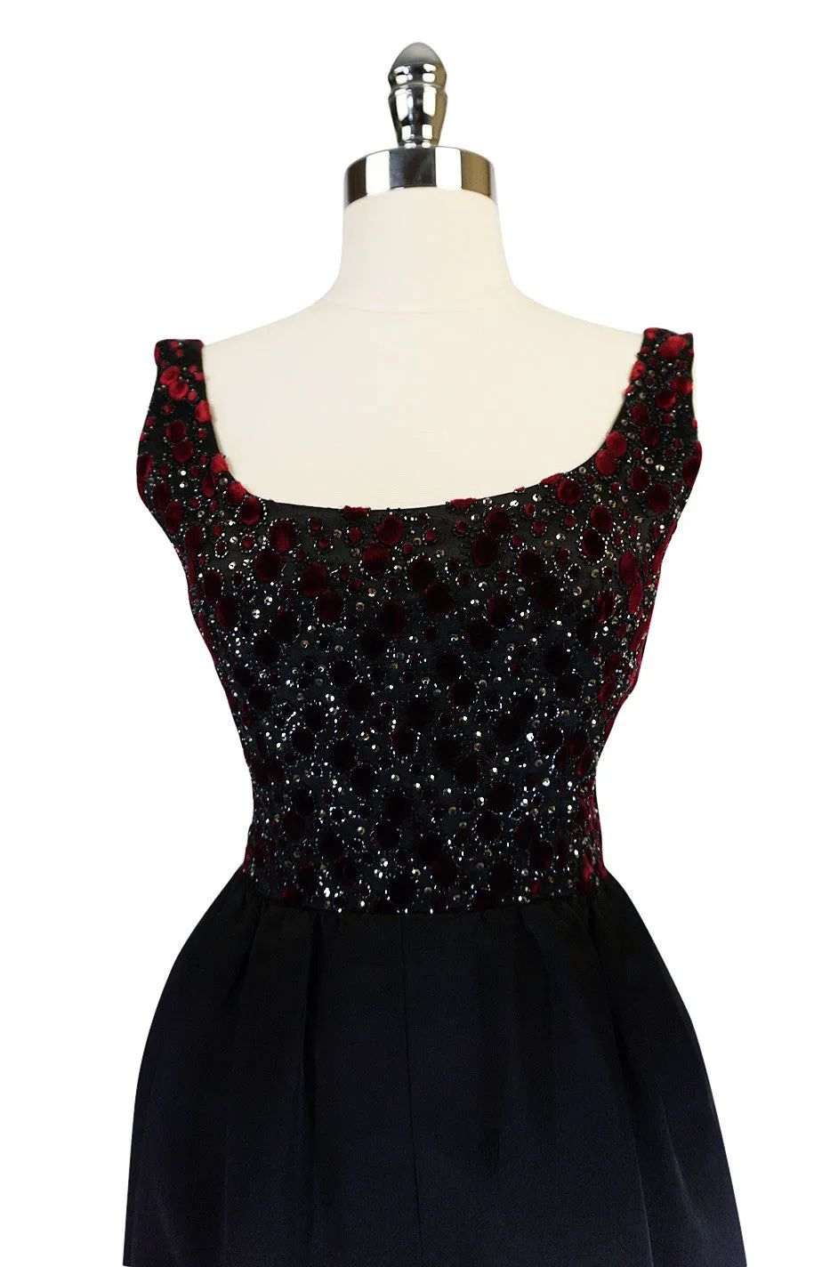 c1962 Lesage Embellished Haute Couture Givenchy Dress