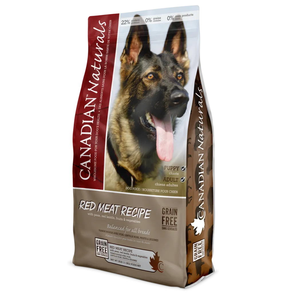 Canadian Naturals Grain Free Red Meat 11.36kg Dog Food