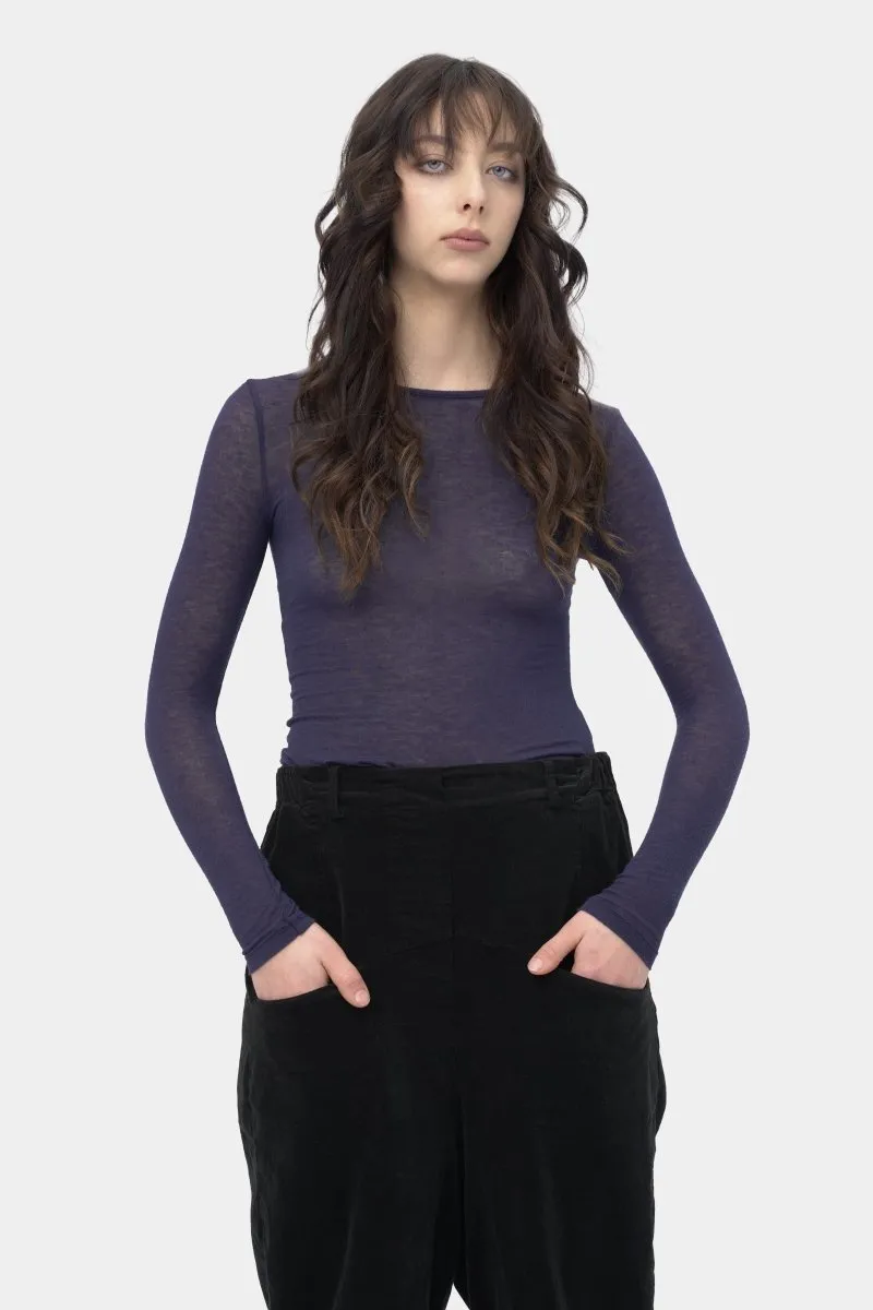Cashmere Blend Crewneck Top