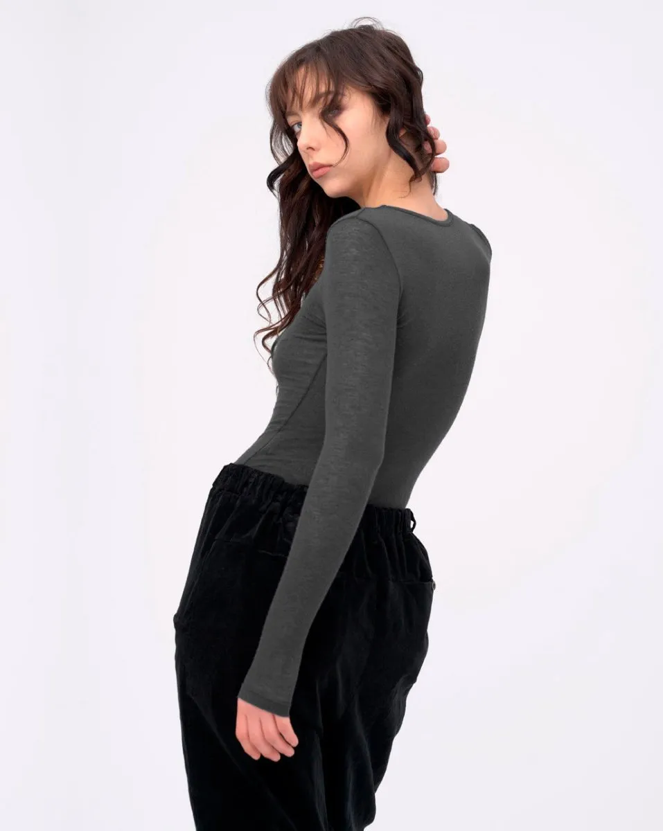 Cashmere Blend Crewneck Top