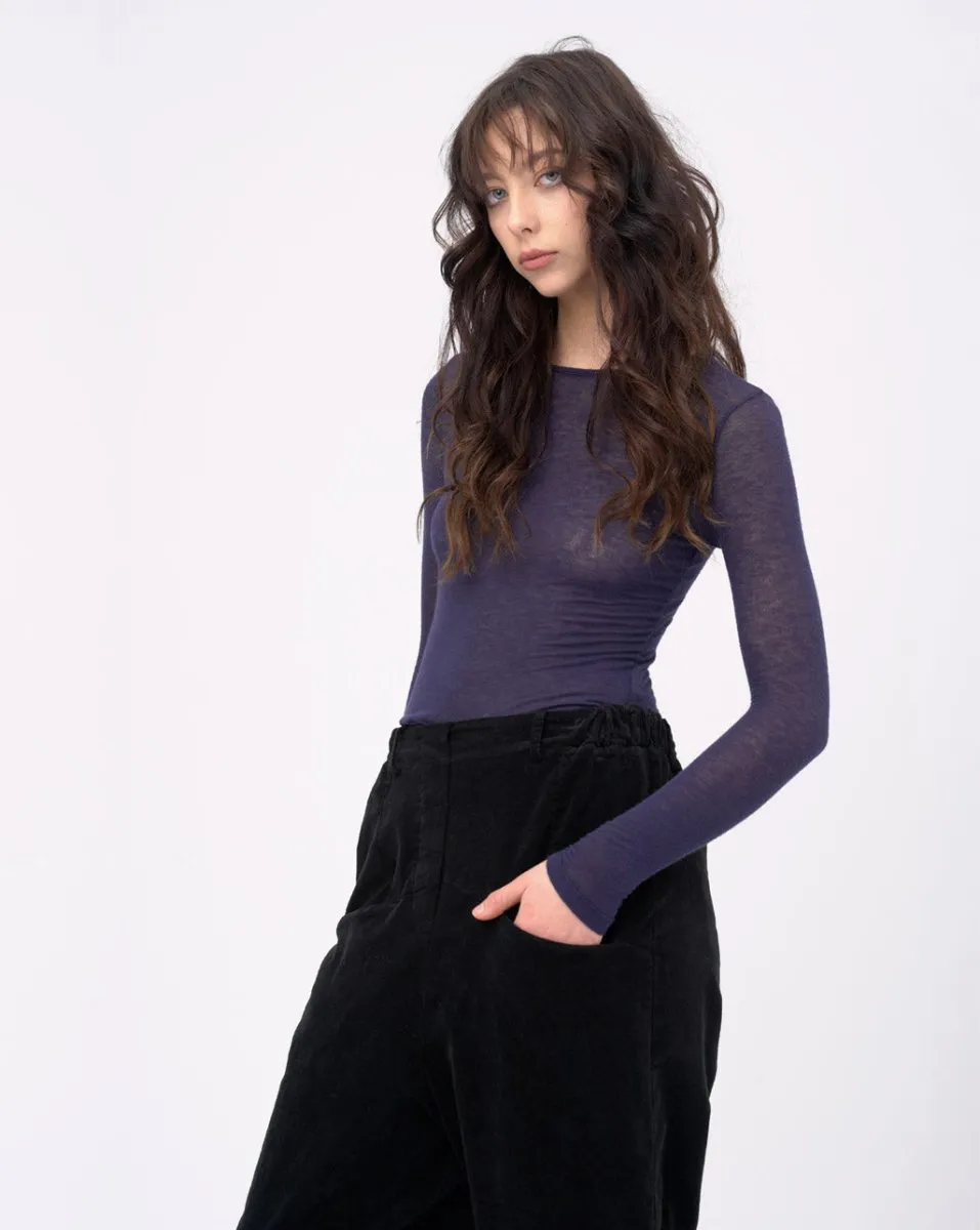 Cashmere Blend Crewneck Top