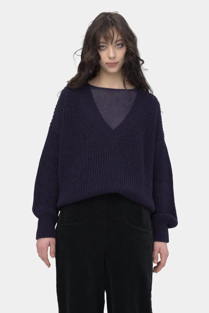 Cashmere Blend Crewneck Top