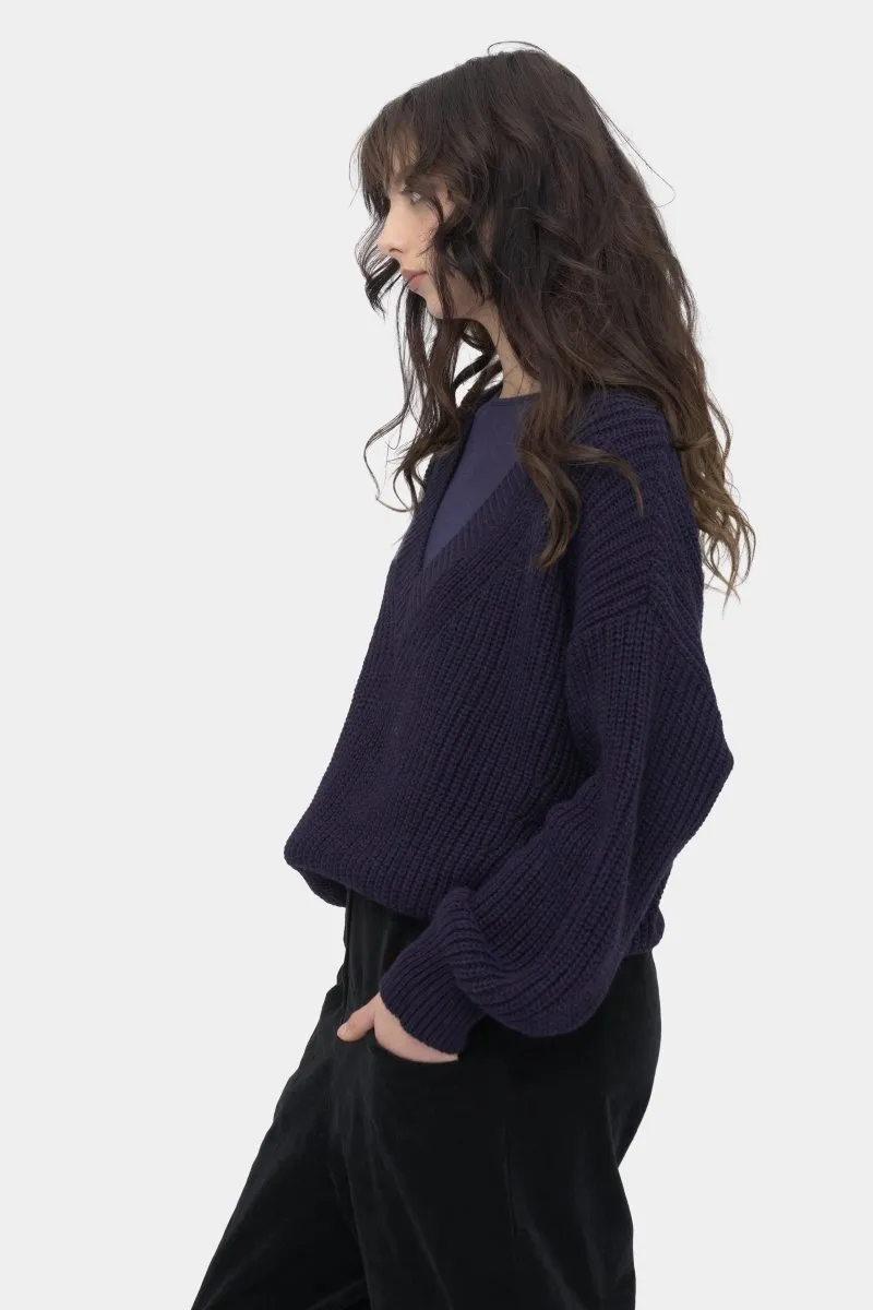 Cashmere Blend Crewneck Top
