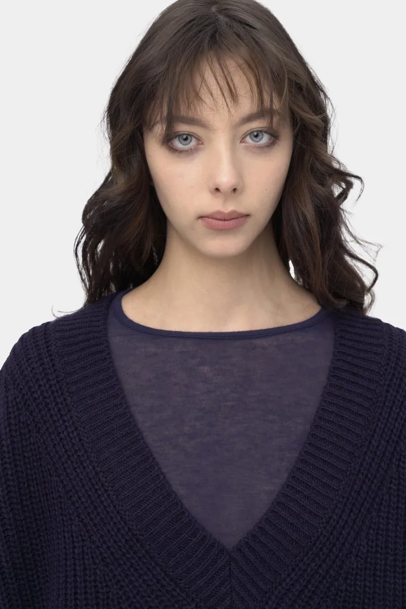 Cashmere Blend Crewneck Top