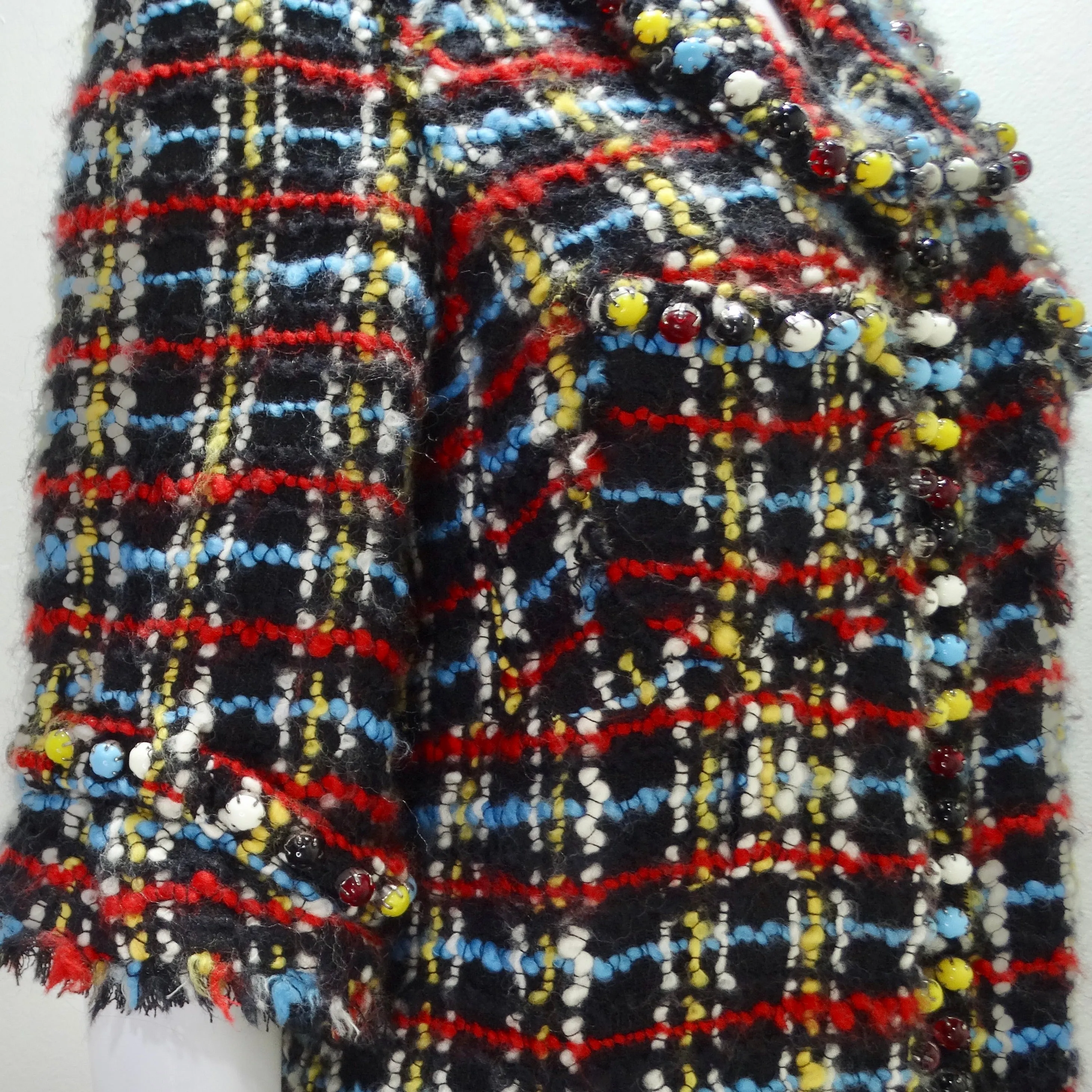 Chanel 2007 Beaded Tweed Jacket