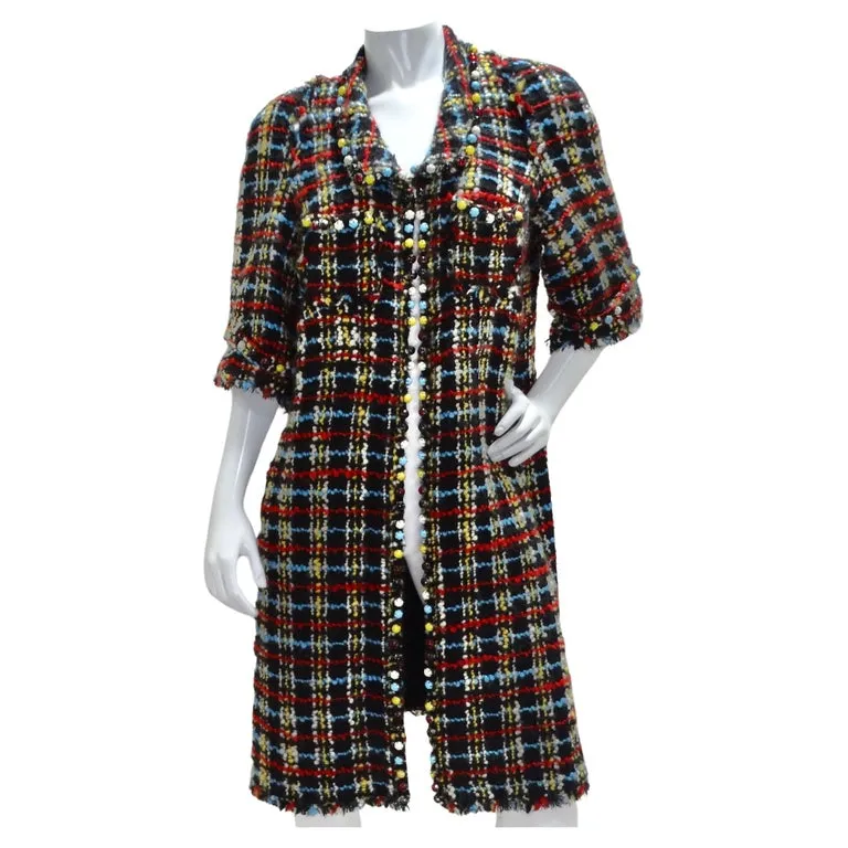 Chanel 2007 Beaded Tweed Jacket