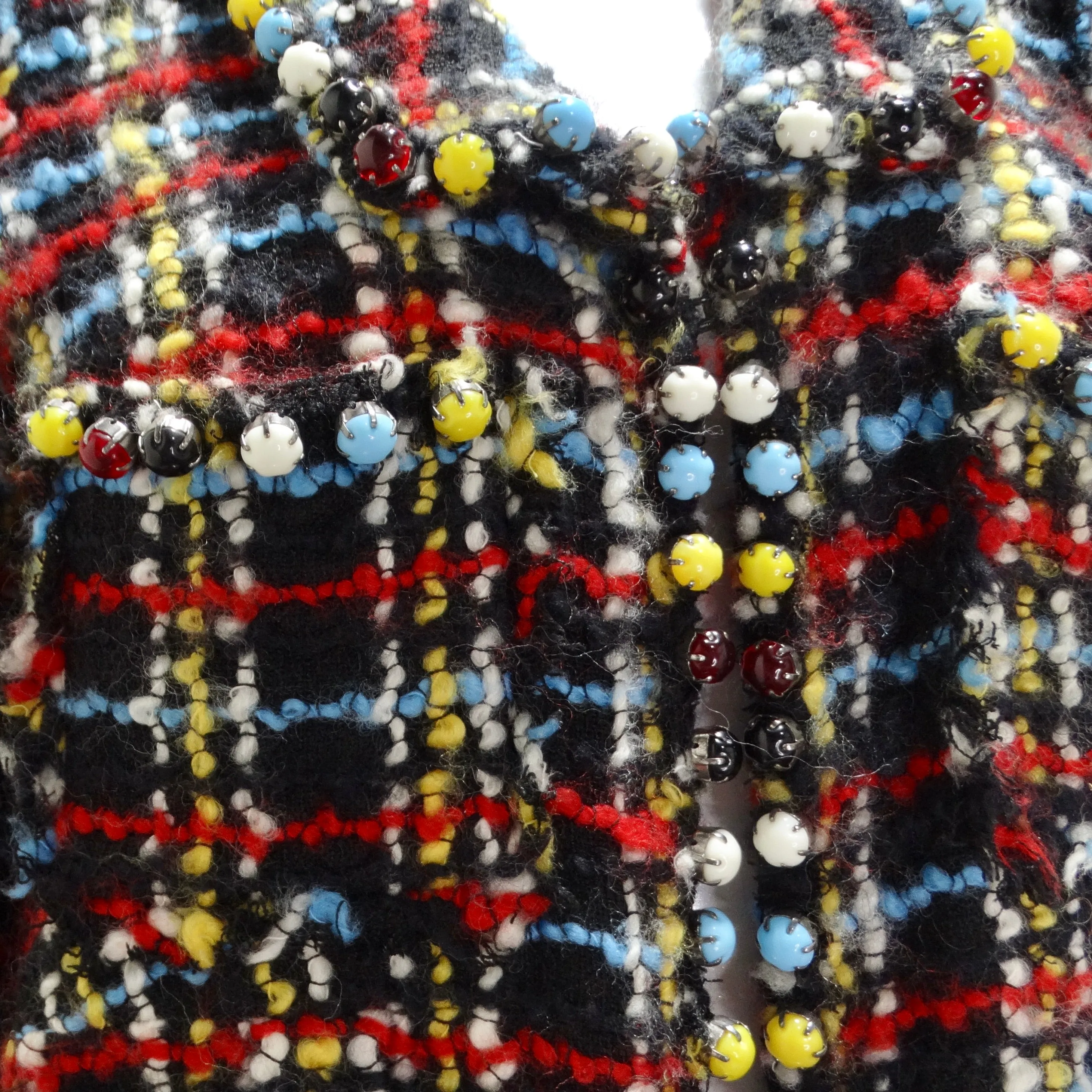 Chanel 2007 Beaded Tweed Jacket